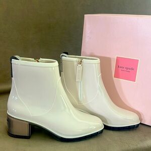Kate Spade puddle rubber booties